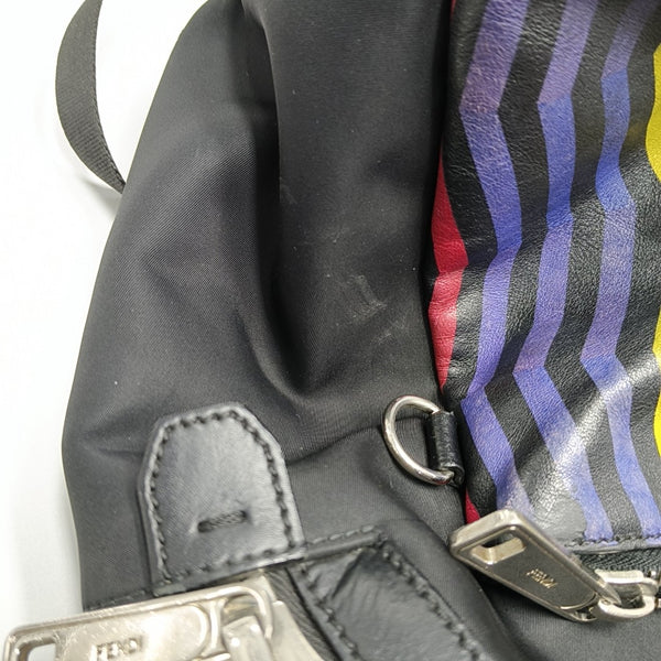 Nylon Backpack Black