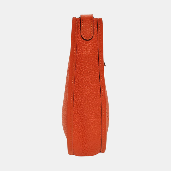 Authenticated pre-owned Evelyne TPM Clemence Orange - Shoulder Bag at Looply