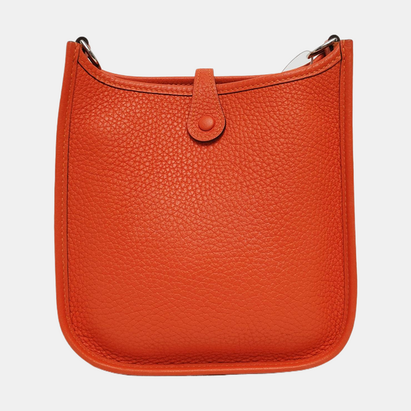 Authenticated pre-owned Evelyne TPM Clemence Orange - Shoulder Bag at Looply