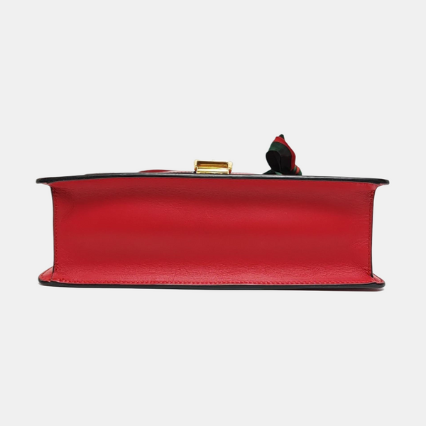 Authenticated pre-owned Sylvie Small Calfskin Red - Shoulder Bag at Looply