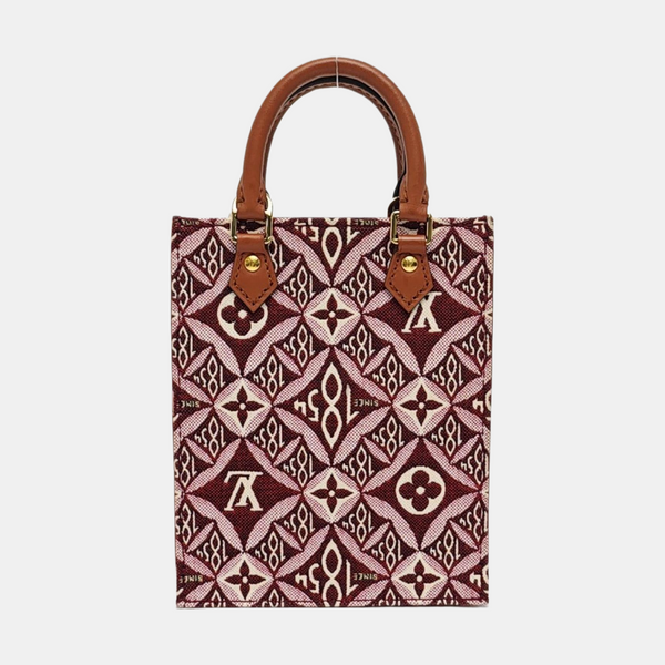 Authenticated pre-owned Sac Plat Mini Fabric Red - Shoulder Bag at Looply