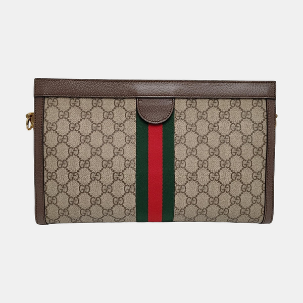 Authenticated pre-owned Ophidia Small Monogram Coated Canvas Beige - Shoulder Bag at Looply