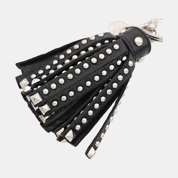 Authenticated pre-owned Leather Black Bag Charm - Bag Charm at Looply