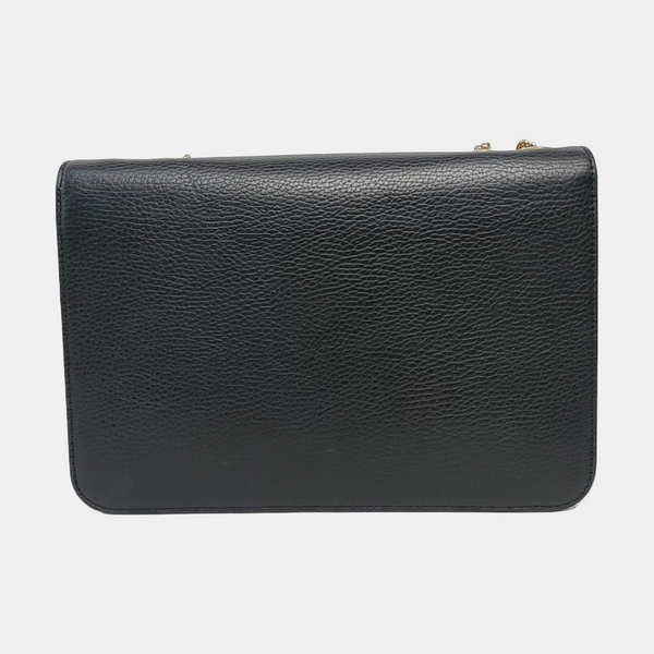 Authenticated pre-owned Interlocking G Large Calfskin Black - Crossbody Bag at Looply