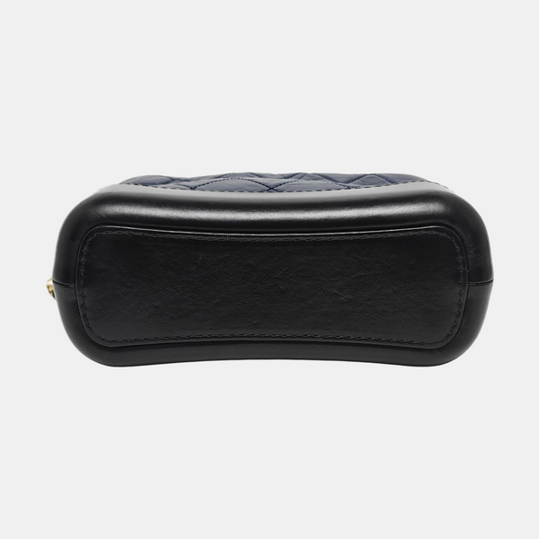 Authenticated pre-owned Gabrielle Small Calfskin Blue - Shoulder Bag at Looply