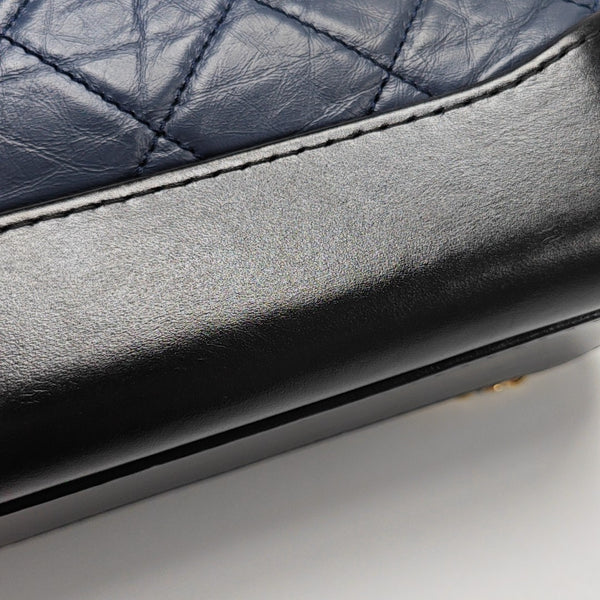 Authenticated pre-owned Gabrielle Small Calfskin Blue - Shoulder Bag at Looply