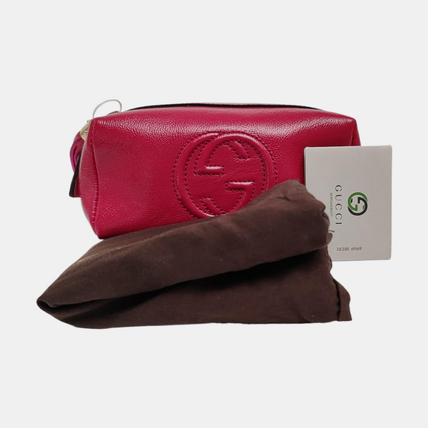 Authenticated pre-owned Soho Patent Leather Pink - Clutch at Looply