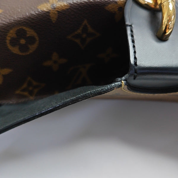 BENTO BOX Monogram Coated Canvas Brown