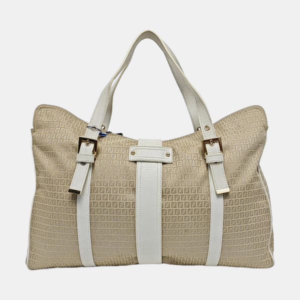 Canvas Shoulder Bag Beige