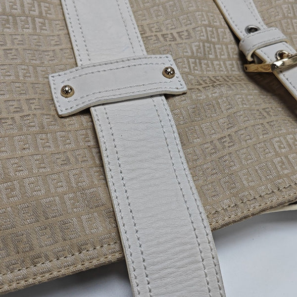 Canvas Shoulder Bag Beige