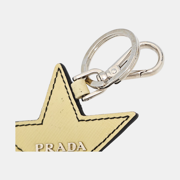 Authenticated pre-owned Leather Off White Bag Charm - Bag Charm at Looply