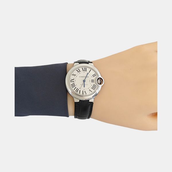 Ballon Bleu de Cartier 33mm Silver Automatic Watch