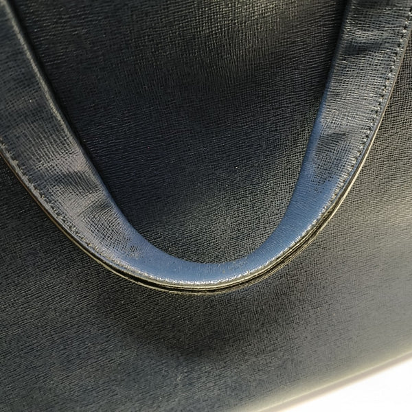 Calfskin Shoulder Bag Blue