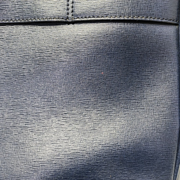 Calfskin Shoulder Bag Blue