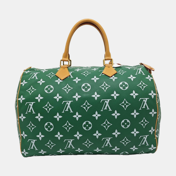 SPEEDY Monogram Calfskin Green
