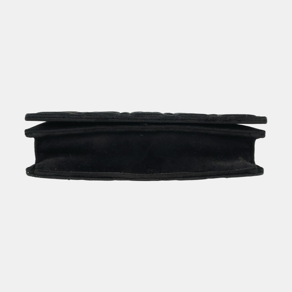 Authenticated pre-owned Lady Dior Fabric Black - Shoulder Bag at Looply