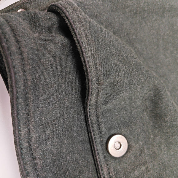 Fabric Top Handle Bag Green