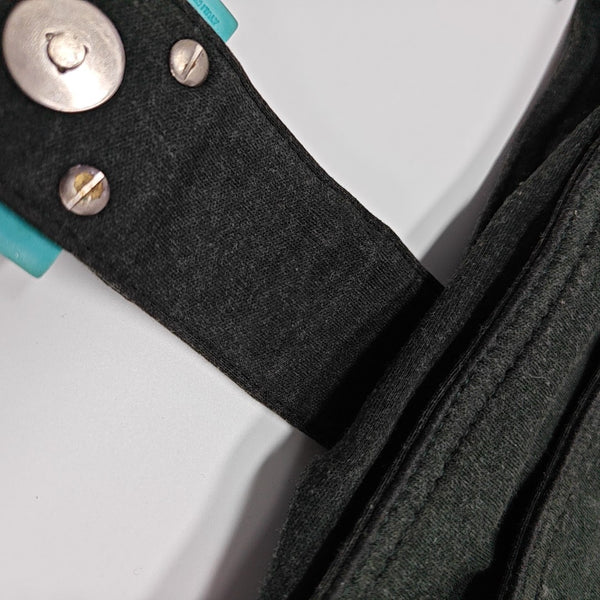 Fabric Top Handle Bag Green