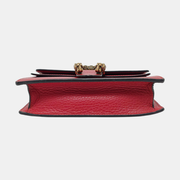 Authenticated pre-owned Dionysus Super Mini Calfskin Red - Shoulder Bag at Looply