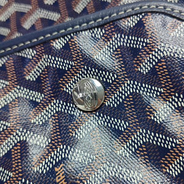 Saint Léger Coated Canvas Blue
