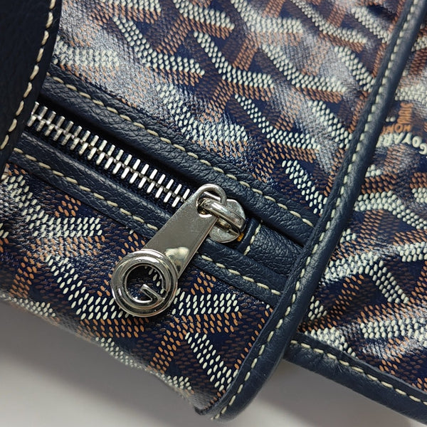 Saint Léger Coated Canvas Blue