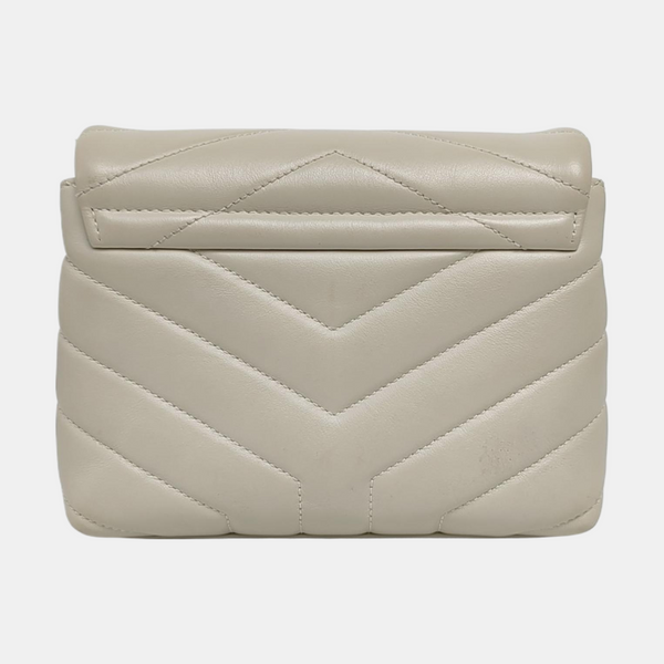 Authenticated pre-owned Loulou Calfskin Gray - Shoulder Bag at Looply