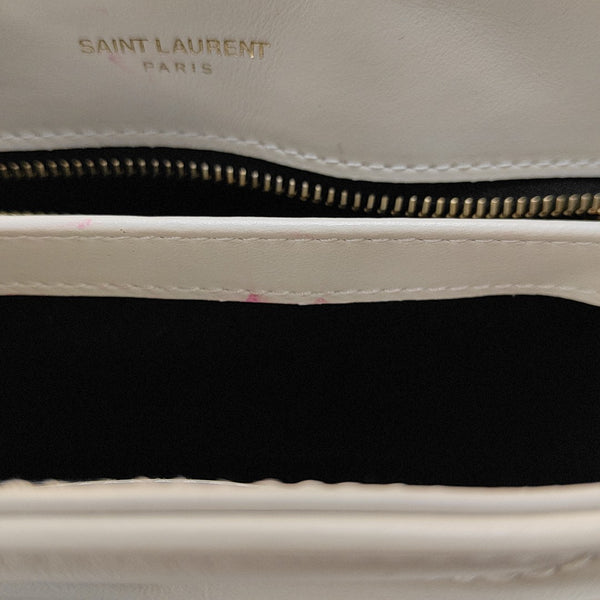 Authenticated pre-owned Loulou Calfskin Gray - Shoulder Bag at Looply