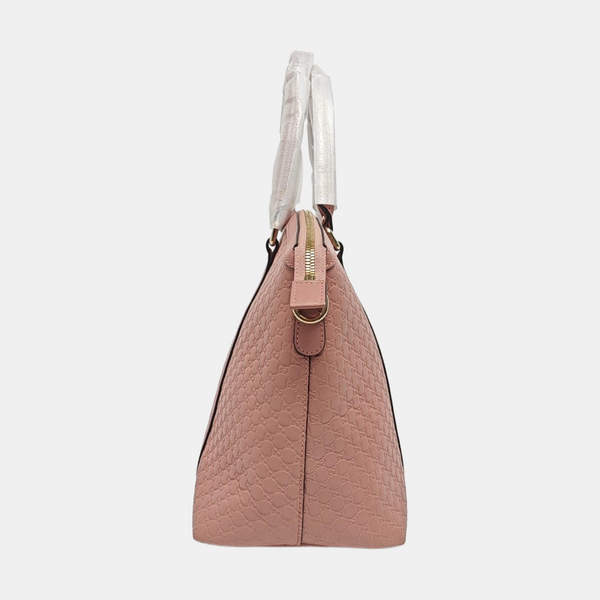 Authenticated pre-owned Microguccissima Monogram Calfskin Pink - Shoulder Bag at Looply