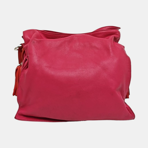 Authenticated pre-owned Flamenco Lambskin Pink - Shoulder Bag at Looply