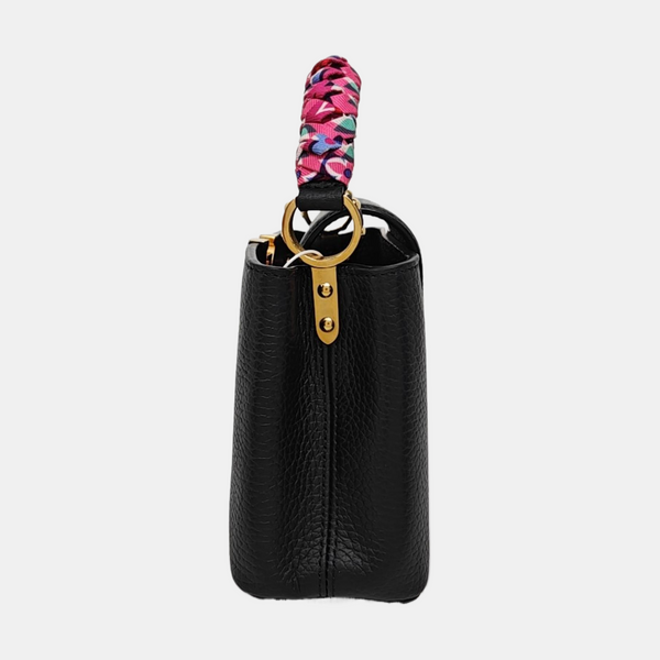 Authenticated pre-owned Capucines Mini Calfskin Black - Shoulder Bag at Looply