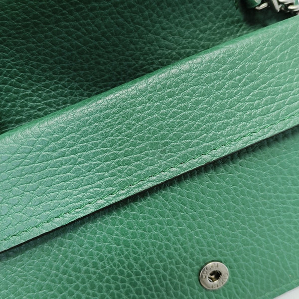 Authenticated pre-owned Dionysus Super Mini Calfskin Green - Shoulder Bag at Looply