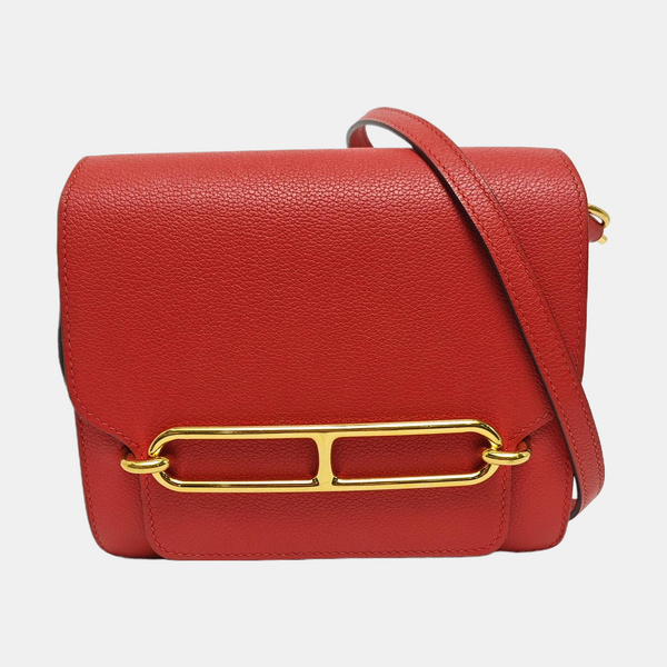 Authenticated pre-owned Roulis 18 Evercolor Red - Crossbody Bag at Looply