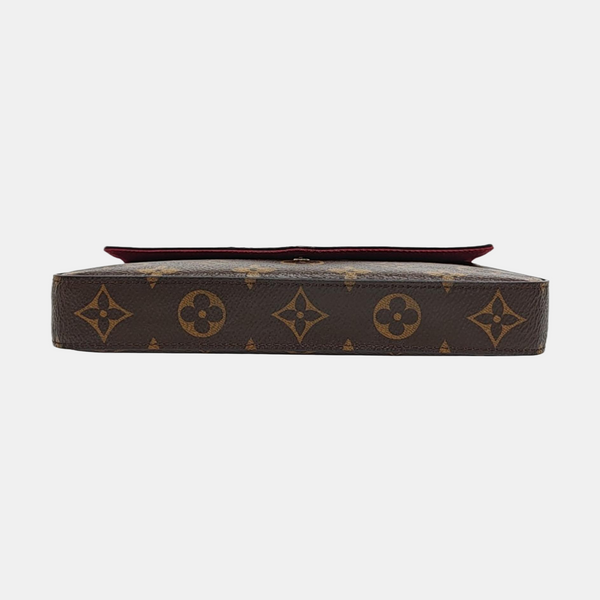 Authenticated pre-owned Félicie Monogram Coated Canvas Brown - Crossbody Bag at Looply