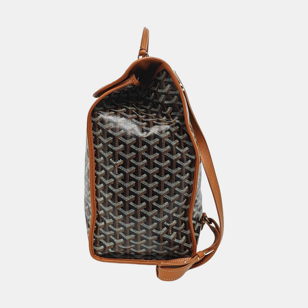 Saint Léger Coated Canvas Brown