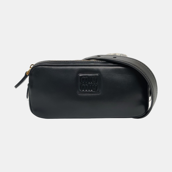 Authenticated pre-owned Arcadie Calfskin Black - Shoulder Bag at Looply