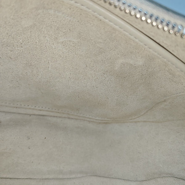 Authenticated pre-owned AVA Medium Calfskin Gray - Top Handle Bag at Looply