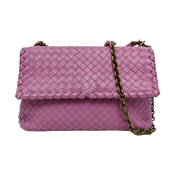 Authenticated pre-owned Olimpia Small Lambskin Pink - Shoulder Bag at Looply