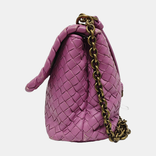 Authenticated pre-owned Olimpia Small Lambskin Pink - Shoulder Bag at Looply