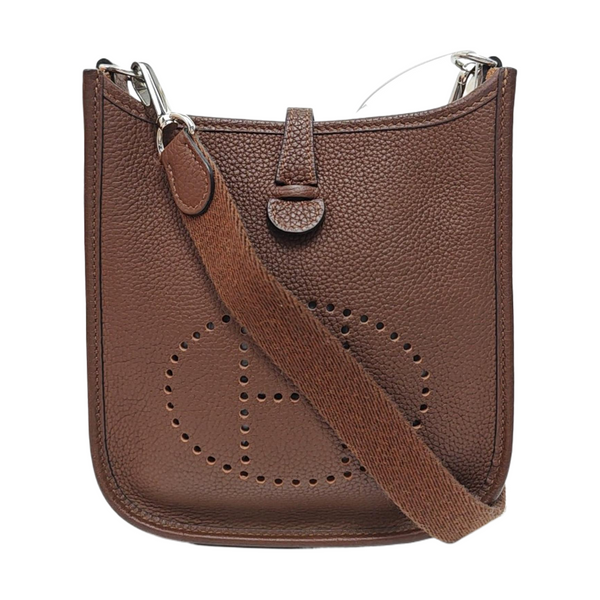 Authenticated pre-owned Evelyne 17 Clemence Brown - Shoulder Bag at Looply