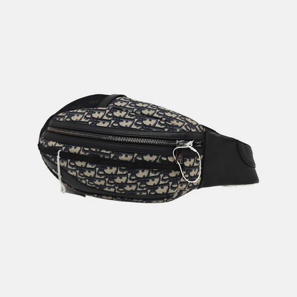 Authenticated pre-owned Issimo Double Saddle Monogram Canvas Black - Crossbody Bag at Looply