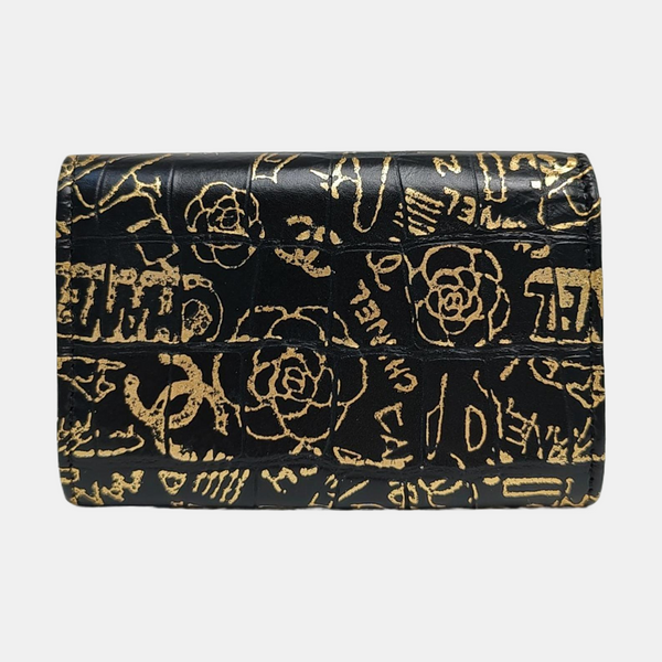 Authenticated pre-owned 2.55 Crocodile Black Card Holder - Card Holder at Looply