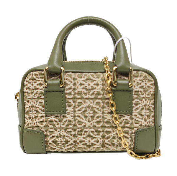 Authenticated pre-owned Amazona Canvas Beige - Shoulder Bag at Looply