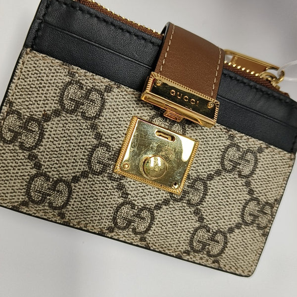 Authenticated pre-owned Padlock Coated Canvas Beige Wallet - Wallet at Looply