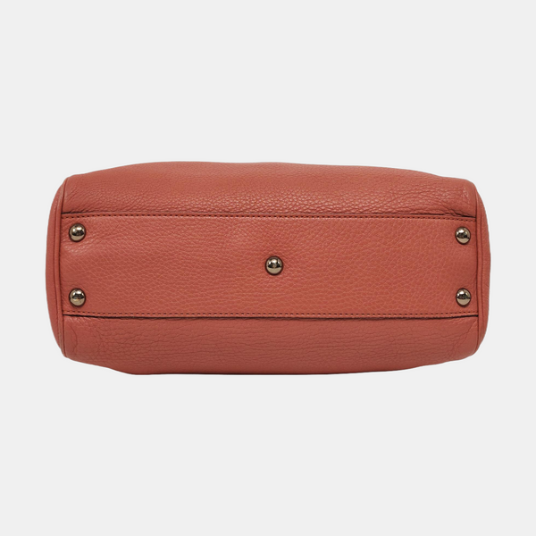 Authenticated pre-owned Bamboo 1947 Calfskin Pink - Top Handle Bag at Looply