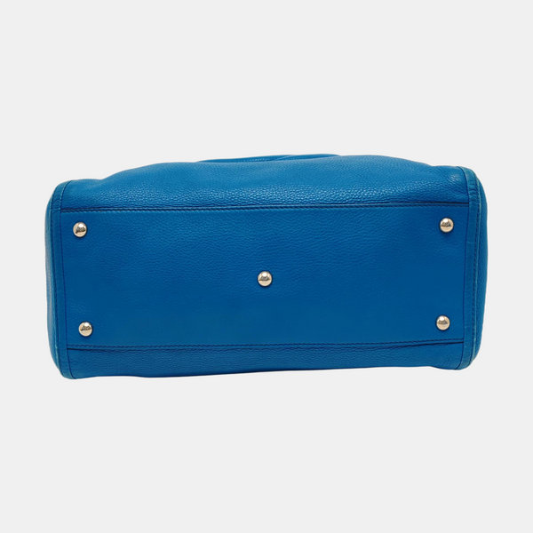 Authenticated pre-owned Soho Small Calfskin Blue - Shoulder Bag at Looply