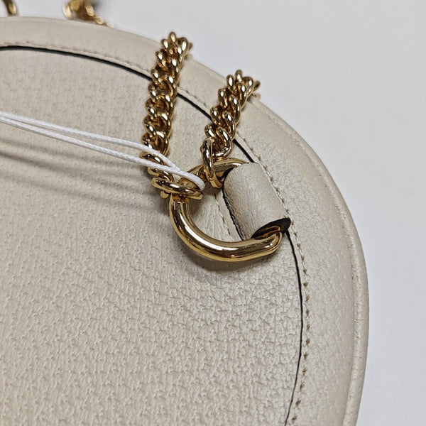 Authenticated pre-owned Ophidia Small Calfskin White - Backpack at Looply