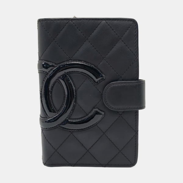 Authenticated pre-owned Cambon Quilted Calfskin Black Wallet - Wallet at Looply