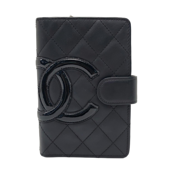 Authenticated pre-owned Cambon Quilted Calfskin Black Wallet - Wallet at Looply