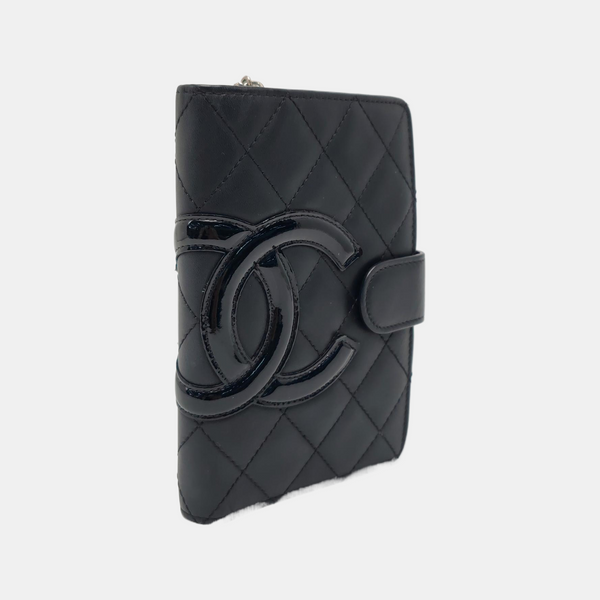 Authenticated pre-owned Cambon Quilted Calfskin Black Wallet - Wallet at Looply