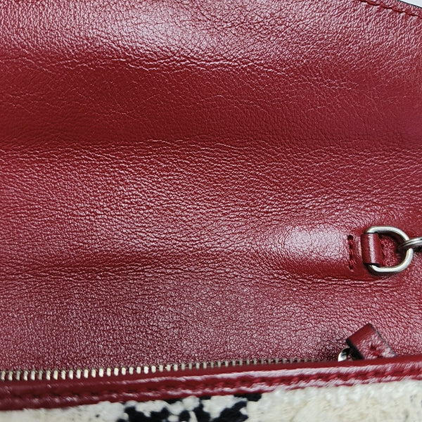 Authenticated pre-owned Dionysus Super Mini Monogram Wool White - Crossbody Bag at Looply